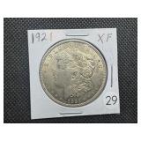 1921 Morgan Silver Dollar Marked XF When Purchased