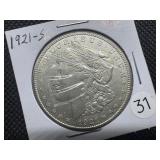 1921-S Morgan Silver Dollar Marked XF When Purchased