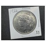 1922 Peace Silver Dollar