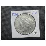 1922-S Peace Silver Dollar Marked AU When Purchased