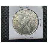1923 Peace Silver Dollar Marked AU When Purchased