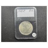 1924 Peace Silver Dollar Marked BU When Purchased