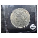 1924 Peace Silver Dollar Marked BU When Purchased