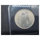 1924 Peace Silver Dollar Marked BU When Purchased