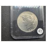 1925 Peace Silver Dollar Marked Gem BU Original Roll When Purchased