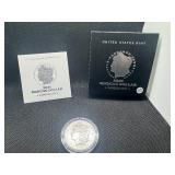Key Coin 2021-CC Privy Uncirculated Morgan Silver Dollar in Original Mint Box with COA
