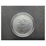 Key Coin 2021-CC Privy Uncirculated Morgan Silver Dollar in Original Mint Box with COA