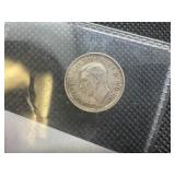 1942 Australia Silver Three Pence