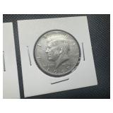 Three 40% Silver Kennedy Half Dollars 1967, 1968, 1969