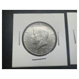 Three 40% Silver Kennedy Half Dollars 1967, 1968, 1969