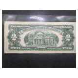 1953 Series A Red Seal $2 Bill