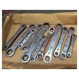 Group SAE Ratcheting Wrenches - Including Craftsman
