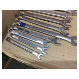(15) CRAFTSMAN SAE Combination Wrneches 1/4" - 3/4"
