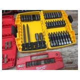 MILWAUKEE + DEWALT - Partial Bit Sets