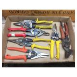 (6) Wiss - Ridgid - Sears Metal Snips