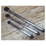 1/4 Dr - 3/8 Dr - 1/2 Dr Torque Wrenches