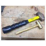 (2) Brass Mallets