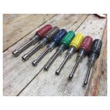 CRAFTSMAN SAE 7 Pc "Comfort Grip" Nut Driver Set 3/16 - 1/2