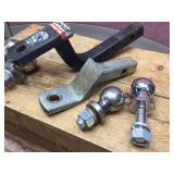(2) 1 1/4 Shank Trailer Tow Bars with (2) 1 7/8 Balls + (2) 2" Balls