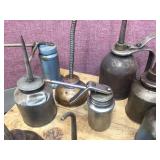 Group Vintage + Usable Oil Cans - Eagle - KP - DeLabal - Others