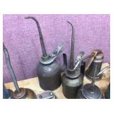 Group Vintage + Usable Oil Cans - Eagle - KP - DeLabal - Others