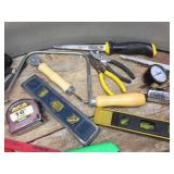 Large Group Contractor Tools - Squares - Knives - Levels - See Pics