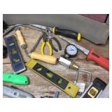Large Group Contractor Tools - Squares - Knives - Levels - See Pics