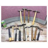 Group Tack Hammers - Rock Hammers - Craft Hammers - Ball Peen