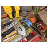 Group Contractor Tools - Levels - Squares - Knives - Saws
