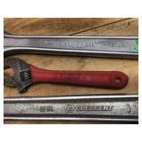 3 CRESCENT Brand Adjustable Wrenches 6" - 12"