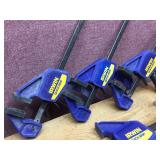 4 IRWIN Quick-Grip Clamps 6" - 13"