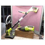 RYOBI 18V 10" String Trimmer + 18V Vacuum - Tools Only