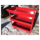Red - US GENERAL - 16" x 30" Rolling Service Cart - Nice