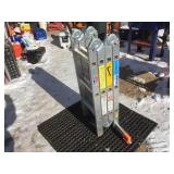 KRAUSE Multimatic #121482 Type 1 Industrial 12 Ft Extra Heavy Ladder