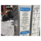 KRAUSE Multimatic #121482 Type 1 Industrial 12 Ft Extra Heavy Ladder