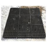 Anti-Fatigue 38" x 38" Rubber Floor Mat