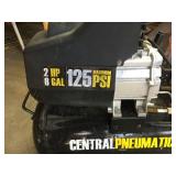 CENTRAL PNEUMATIC 2 HP - 8 Gallon - 125 PSI Air Compressor