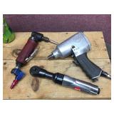 CH 1/2" Air Impact - CH 3/8" Dr Air Ratchet - Right Angle Dir Grinder