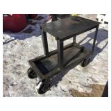 Custom Heavy Duty Rolling Shop Stool - 25 1/2" x 12" x 21"
