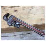 3 Pipe Wrenches - ERIE TOOL WORKS 10" - SERVESS 14" - CRAFTSMAN 10"