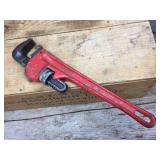 3 Pipe Wrenches - ERIE TOOL WORKS 10" - SERVESS 14" - CRAFTSMAN 10"