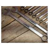 16 Pc CRAFTSMAN - Sequential SAE Combination Wrenches 1/4 - 1 1/4