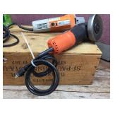 B+D and a CHICAGO 4 1/2" - 4" Angle Grinders - Good