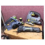 3 Newer PERFORMAX Planer - Oscillating Multi Tool - Jig Saw