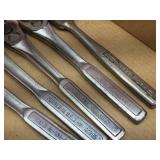 (5) Classic CRAFTSMAN 1/2" Ratchets with Extensions - SAE/Metric Sockets/Deep Well