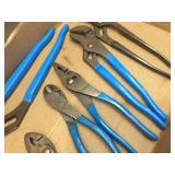 7 CHANNEL LOCK Pliers/Cutters - Including Nifty Old #420
