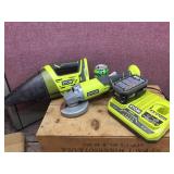 RYOBI 18V Cordless Grinder P4221 - VAC P131iD - Battery Charger