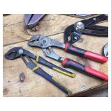 (5) CRAFTSMAN - MASTERFORCE - CRESCENT - VISE GRIP Adjustable Pliers