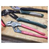 (5) CRAFTSMAN - MASTERFORCE - CRESCENT - VISE GRIP Adjustable Pliers