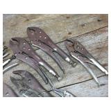 (9) VISE GRIP + TYPE - Locking Pliers